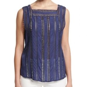 Veronica Beard Silk Top, Sz 8